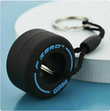 PVC Soft Rubber Tire Keychain