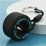PVC Soft Rubber Tire Keychain