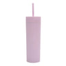 Frosted Straight Straw Bottle