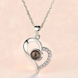 Metal Rose Jewelry Gift Box Necklace