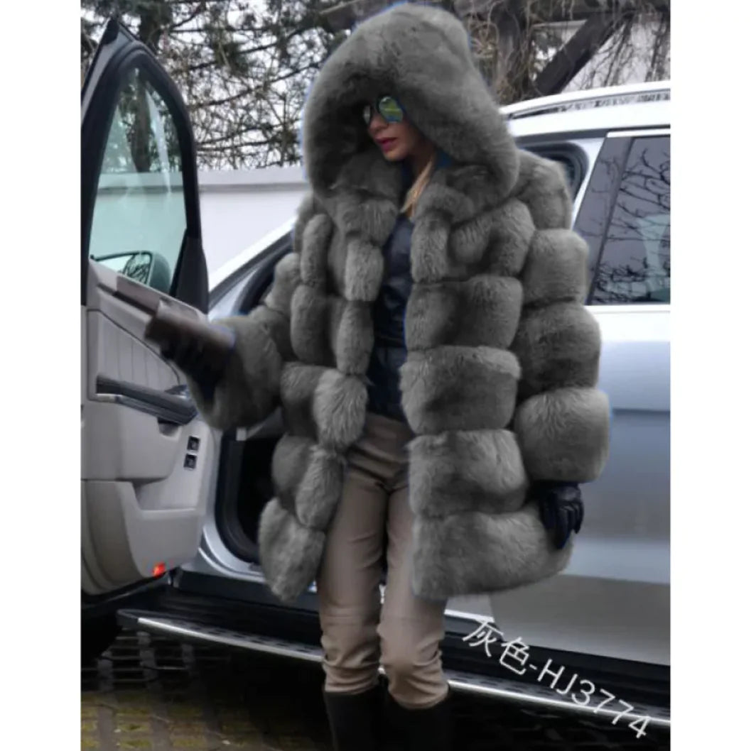 Women's Luxury Faux Fur Jacket