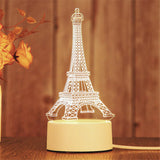 3D LED Night Light Lamp