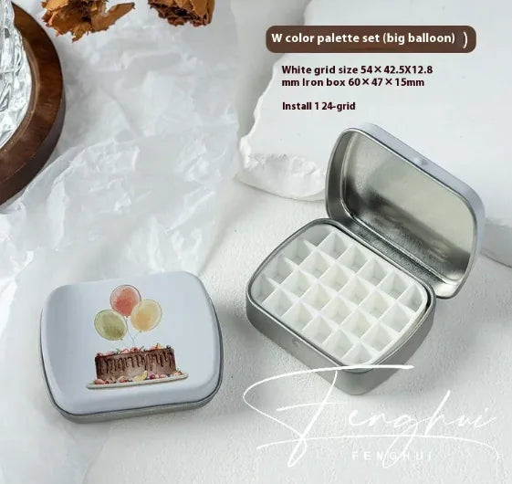 Manicure Watercolor One-piece Flip Small Mini Palette