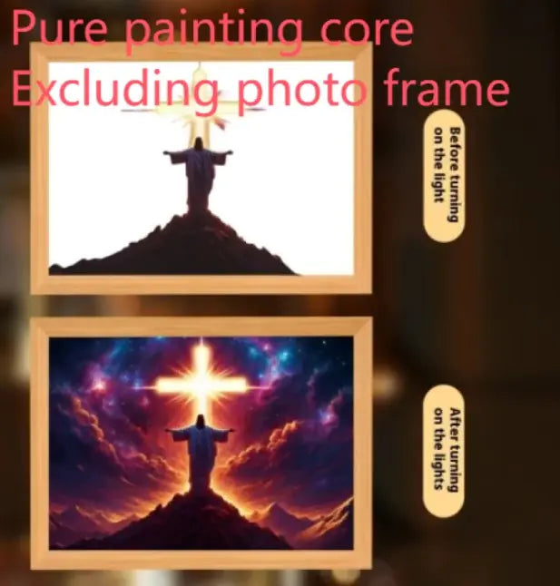 Jesus LED Light Painting