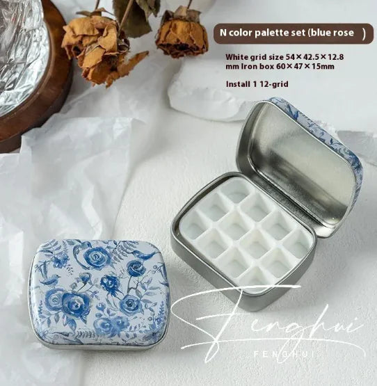 Manicure Watercolor One-piece Flip Small Mini Palette