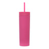 Frosted Straight Straw Bottle