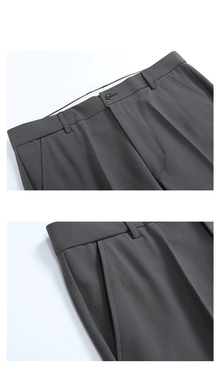 Loose Straight Pencil Trousers