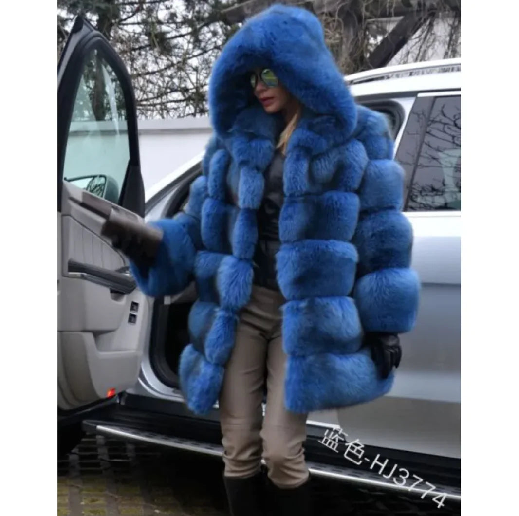 Women's Luxury Faux Fur Jacket