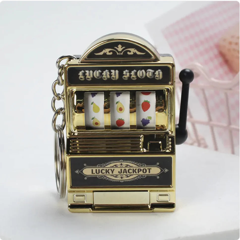 Mini Fruit Machine Keychain Charm