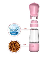 2 In 1 Portable Dog Water Bottle