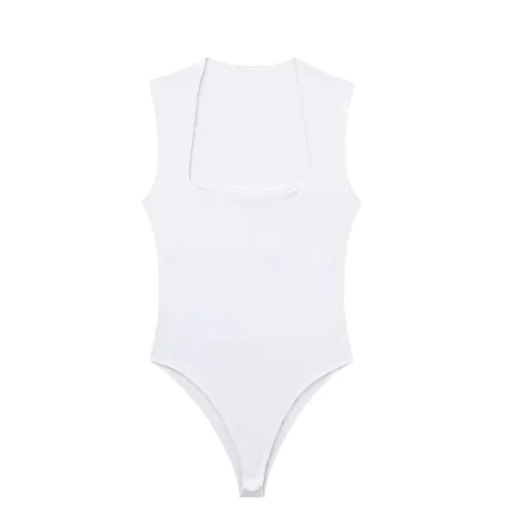 Women's Square Neck Sleeveless Jumpsuit