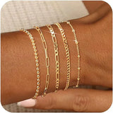 Golden Ball Bracelet Set
