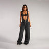 Loose Fit Denim Overalls