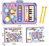 Children's Two-in-one Multifunctional Drum Kit Interactive Toy