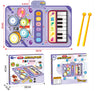 Children's Two-in-one Multifunctional Drum Kit Interactive Toy