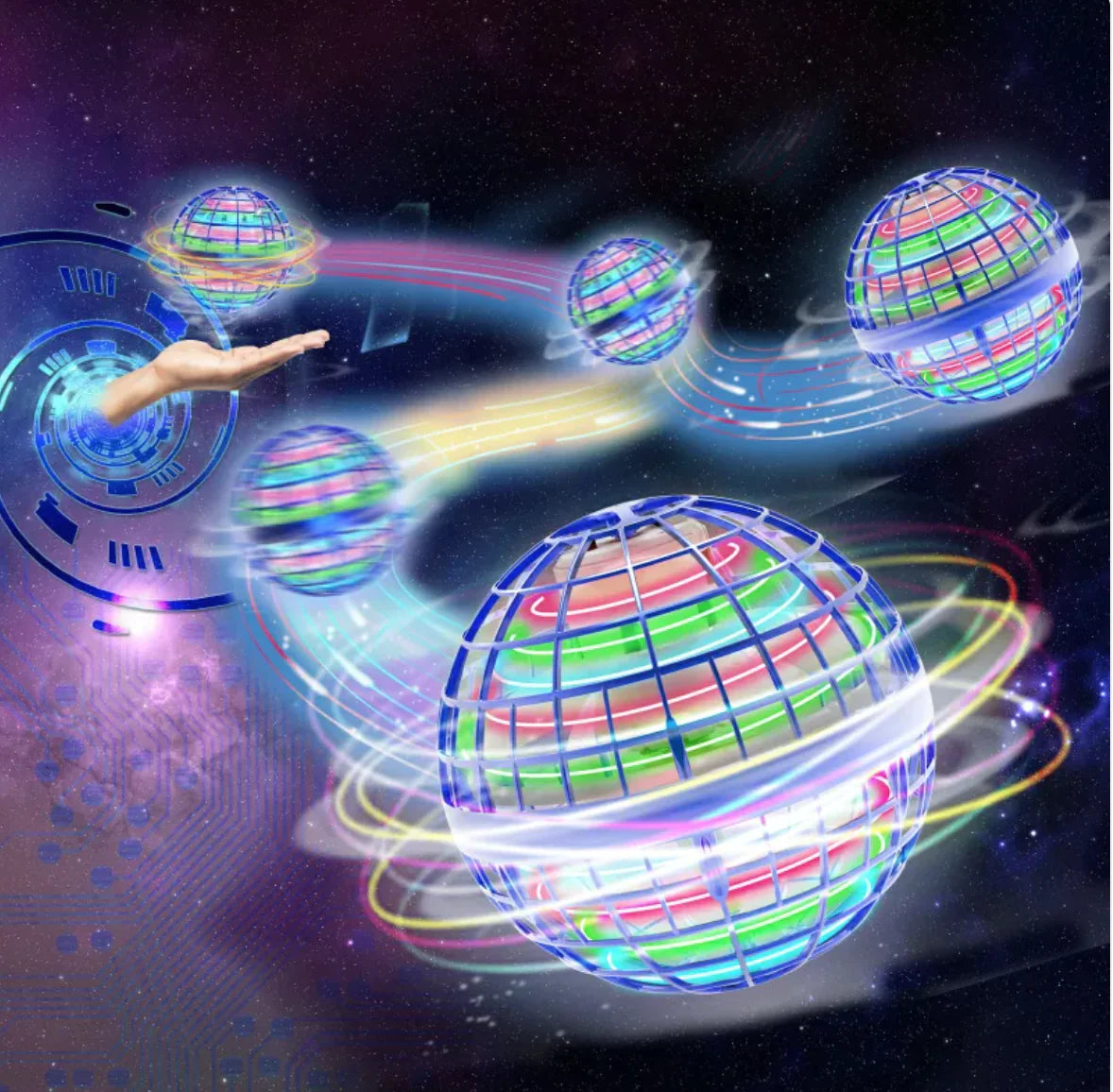 Magic LED Flying Gyro Ball