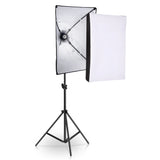 50x70CM Softbox Lighting Kit with 2m Adjustable Tripod and 85W Mushroom Light Bulb