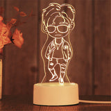 3D LED Night Light Lamp