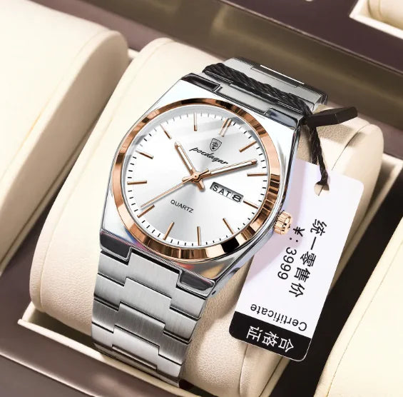 Ultra-Thin Waterproof Men's Quartz Watch