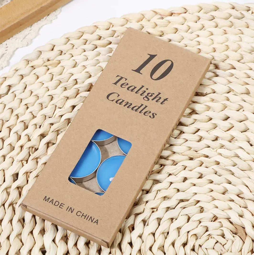 Aluminum Shell Tealight Candle Set