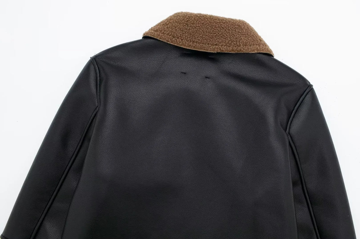 European And American Style Fleece Lined Jacket