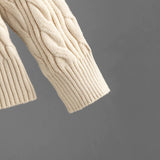 V-Neck Wool Cashmere Knitted Set
