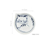 Cat Shaped Japanese Ceramic Plate