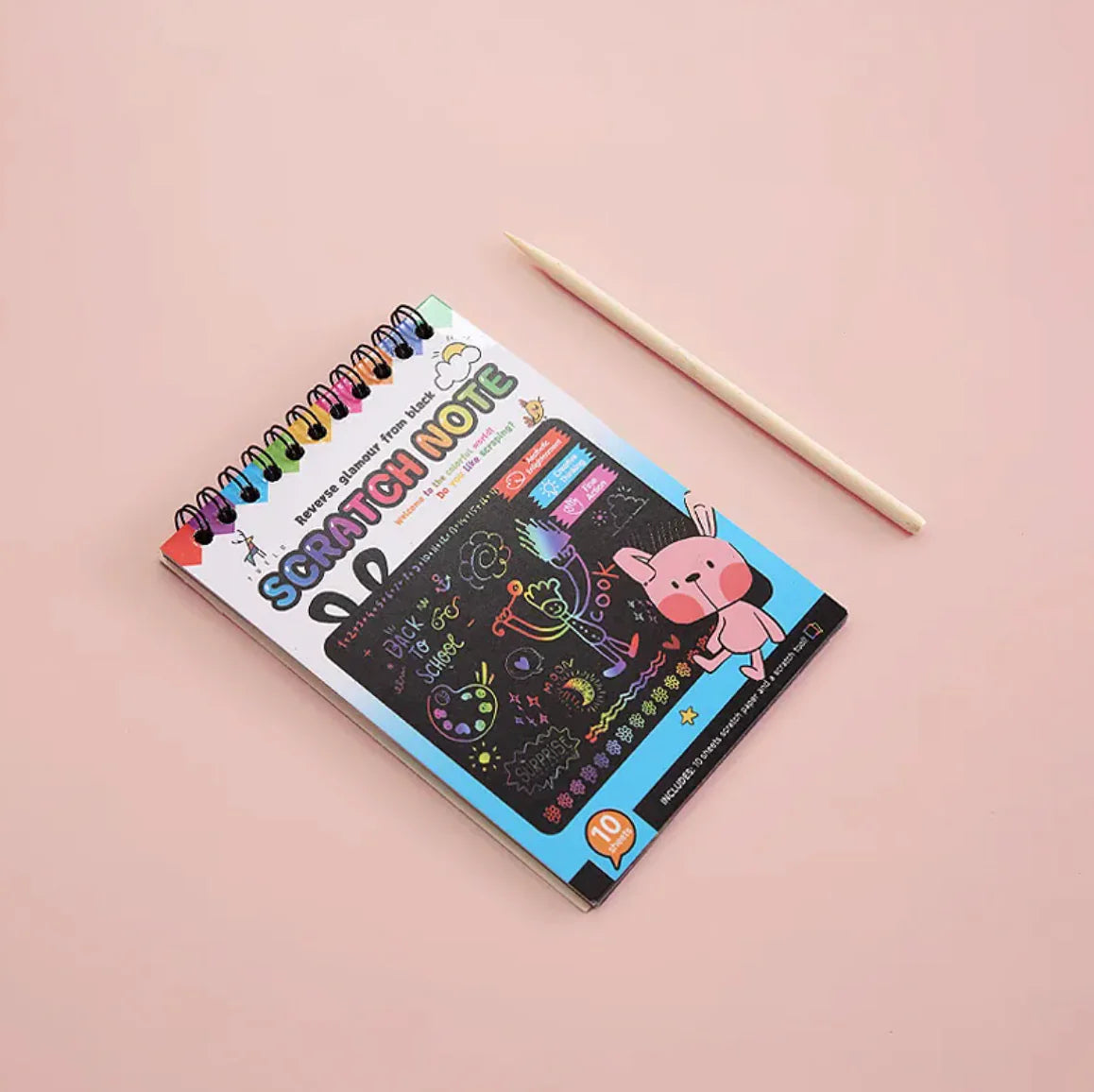 Creative Graffiti Children's Colorful DIY Scraping Painting