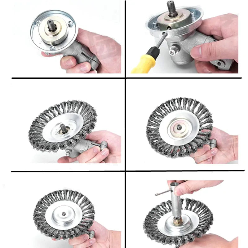 Efficient Steel Wire Head For Lawn Maintenance