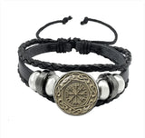 Adjustable Retro Leather Woven Belt