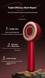 Electric Scalp Massage Comb with Red Light