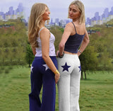 Printed Straight Casual Pants