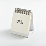 Solid Color Small Desk Calendar