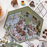 3D Cabin Landscape Stickers