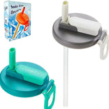 Silicone Soda Can Lid with Straw