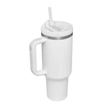 40oz Insulated Tumbler with Handle and Straw