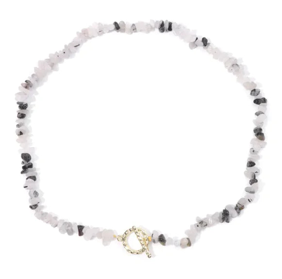 Natural Stone Bead Necklace