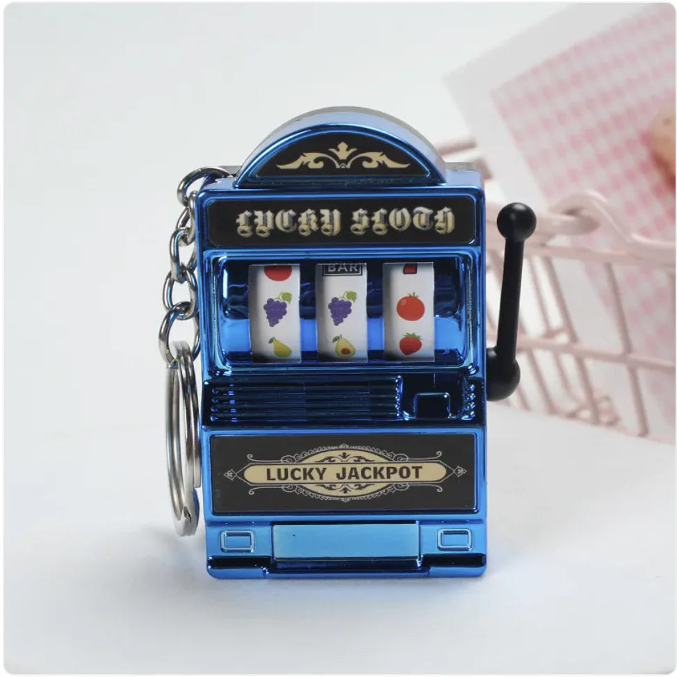 Mini Fruit Machine Keychain Charm