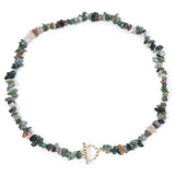 Natural Stone Bead Necklace