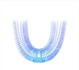 360° Automatic Electric Toothbrush, Waterproof U-Shape with Blue Light Whitening & USB Charging