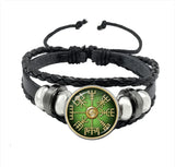 Adjustable Retro Leather Woven Belt