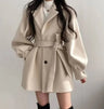 Women's Woolen Loose Wind Coat