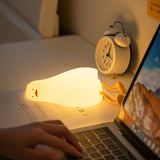 Lie-Flat Duck Silicone Night Light