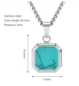 TurquoiseSquare Pendant