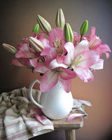 Flower & Woman Paint By Numbers Kit