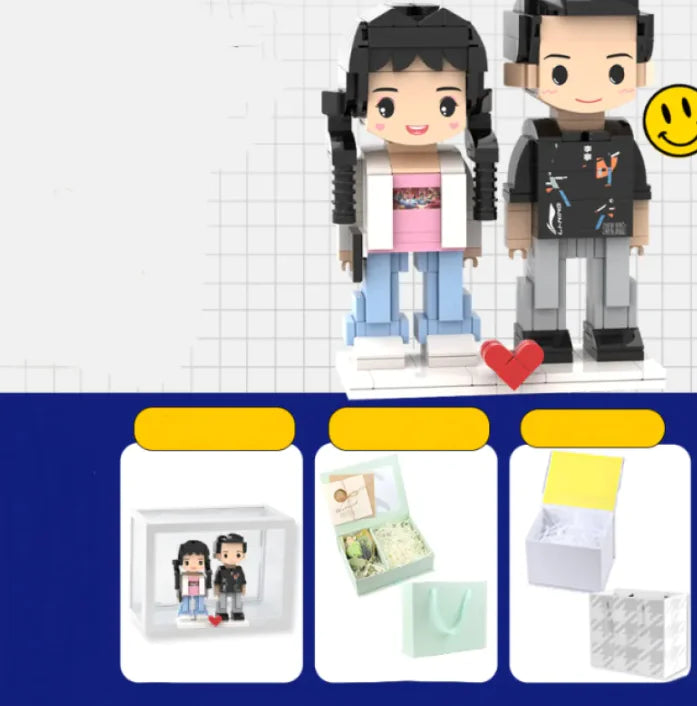 Photo Character Building Blocks Puzzle