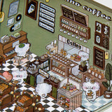 3D Cabin Landscape Stickers