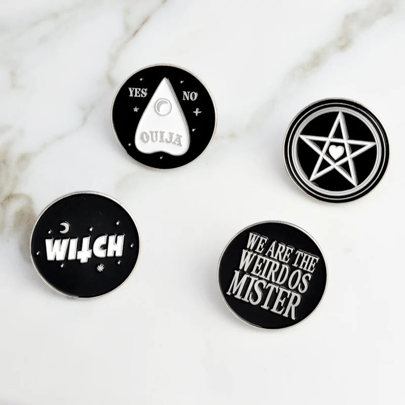 Heart Pentagram Pin