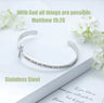 Christian Bible Verse Bracelet
