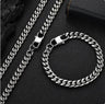 Hip Hop Titanium Steel Cuban Chain Necklace